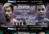 2023年1月22日BODYMAKERpresents GLADIATOR 020 in OSAKA GLADIATORに笹晋久が参戦、フィリピンファイターオリニドと対戦。元バンタム級チャンプ竹本はコンバット柔術で江木と対戦。