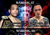 2024年4月28日MARRLIONAPPARELpresents WARDOG CAGE FIGHT 46・47 フライ級王者決定トーナメント決勝戦でしゅんすけ、荒木が激突。フェザー級王者統一戦では王者徳野が暫定王者福田と対戦。
