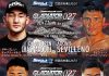2024年7月7日BODYMAKERpresents GLADIATOR 027 in OSAKA フェザー級挑戦者決定トーナメント開催、チハヤフル・ズッキーニョスvs中川晧貴、ダギースレンvsセビジェーノ決定。