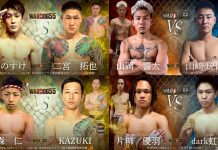2026年2月8日WARDOG CAGE FIGHT 55 前日公式計量結果。